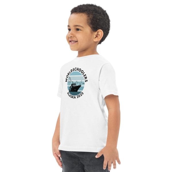 Toddler jersey t-shirt | Black font | Alaska