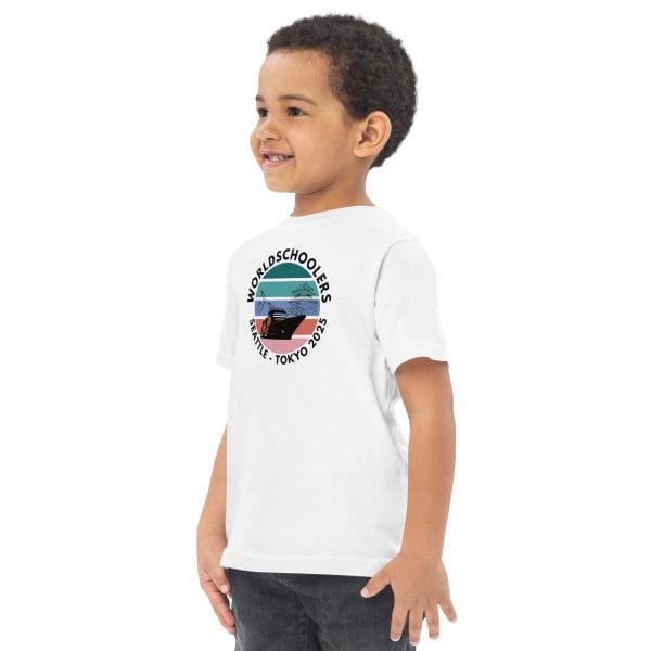 Toddler jersey t-shirt | Black font | Seattle-Tokyo