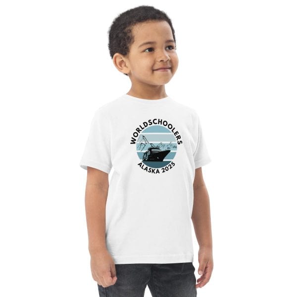 Toddler jersey t-shirt | Black font | Alaska