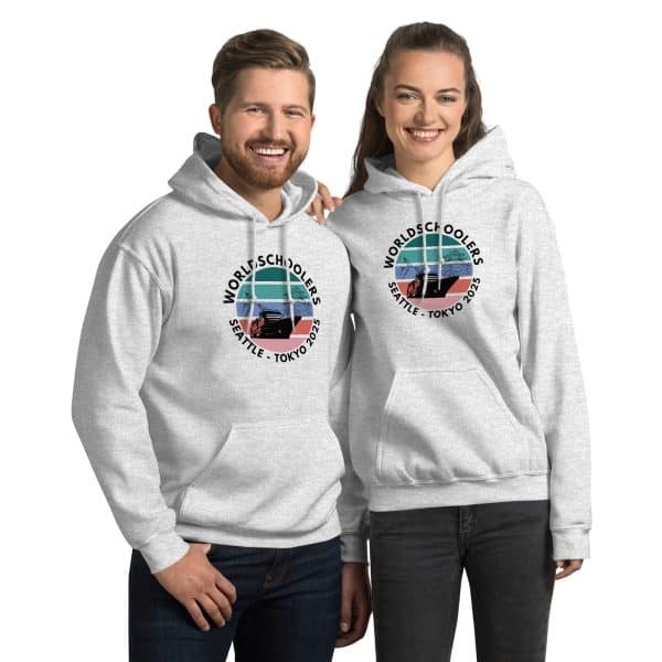 Unisex Hoodie | Black font | Seattle-Tokyo