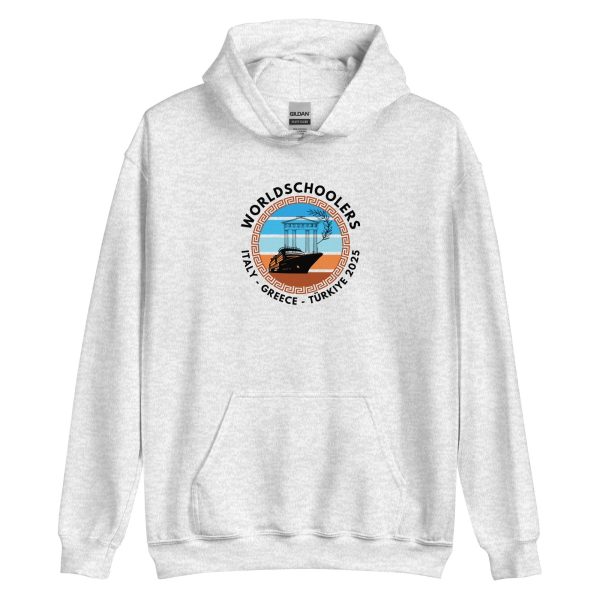 Unisex Hoodie | Black Font | Italy - Greece - Türkiye 2025