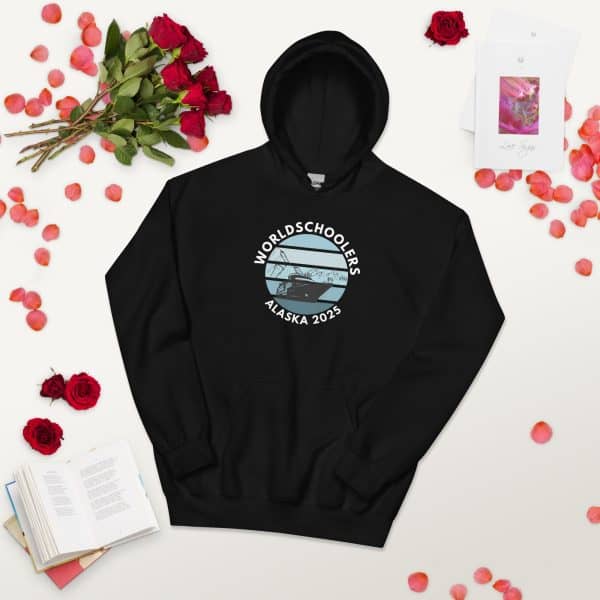 Unisex Hoodie | White Font | Alaska