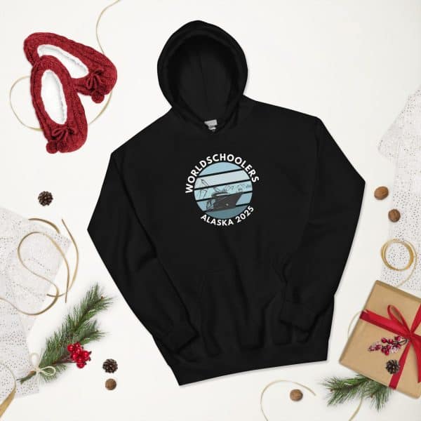 Unisex Hoodie | White Font | Alaska