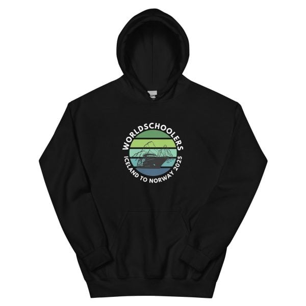 Unisex Hoodie | White Font | Iceland