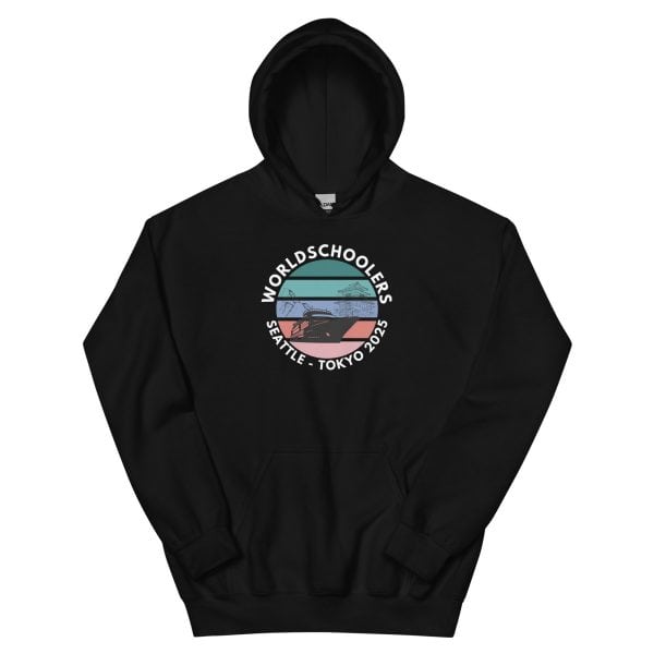 Unisex Hoodie | White font | Seattle-Tokyo