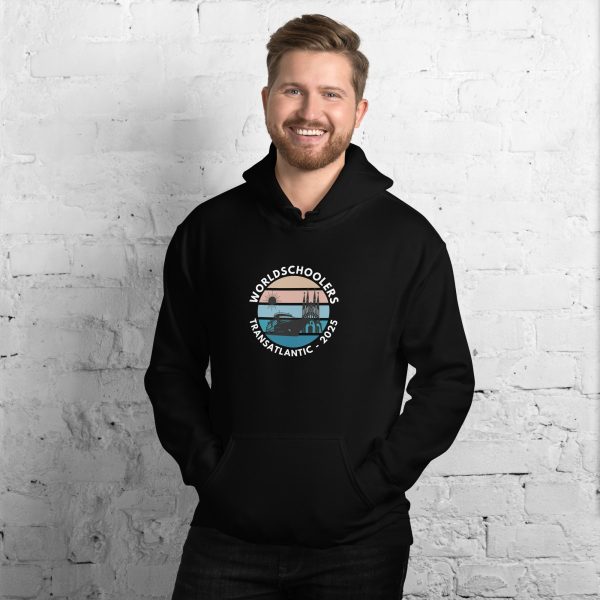 Unisex Hoodie | White Font | Transatlantic 2025