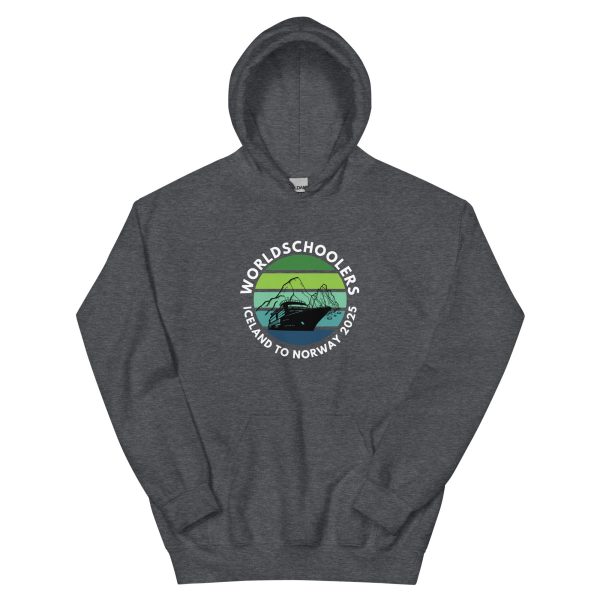 Unisex Hoodie | White Font | Iceland