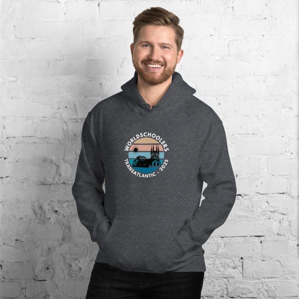 Unisex Hoodie | White Font | Transatlantic 2025