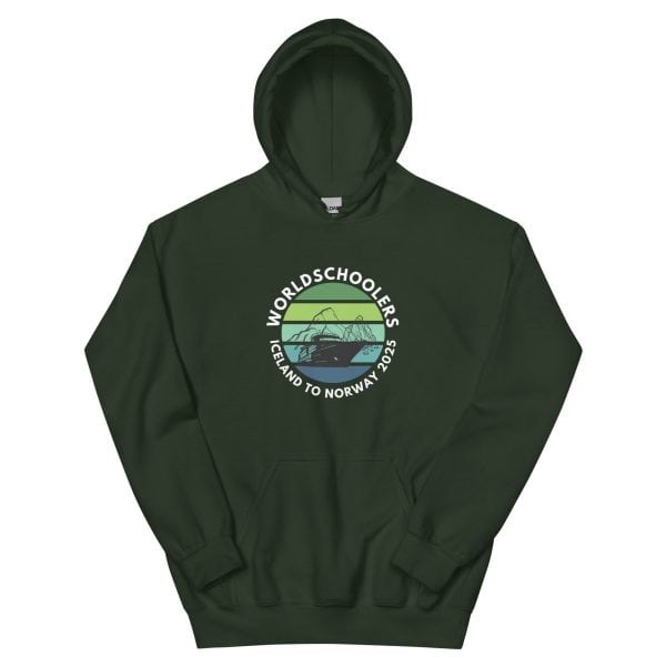 Unisex Hoodie | White Font | Iceland