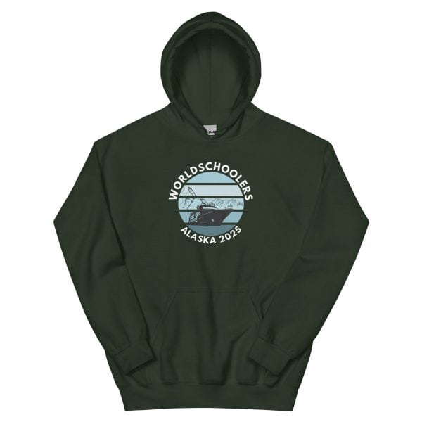Unisex Hoodie | White Font | Alaska