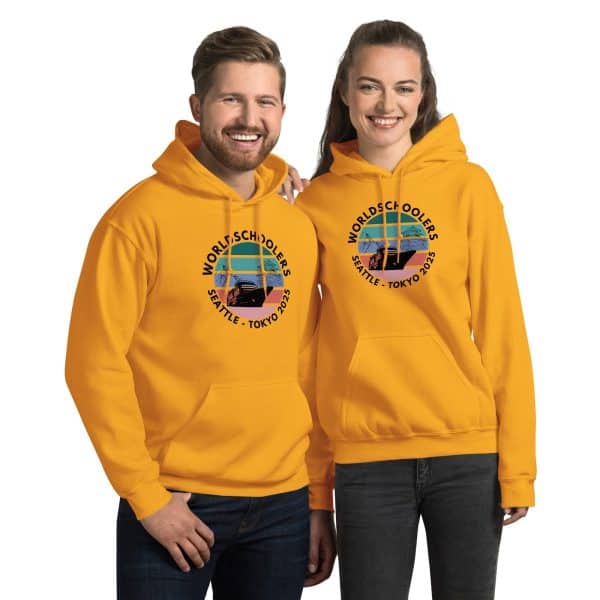 Unisex Hoodie | Black font | Seattle-Tokyo