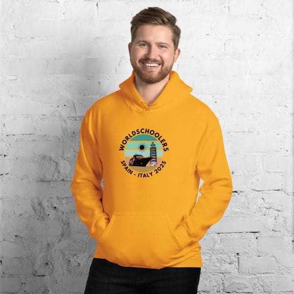 Unisex Hoodie | Black Font | Spain - Italy 2025
