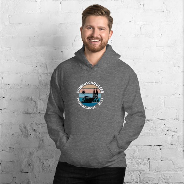 Unisex Hoodie | White Font | Transatlantic 2025