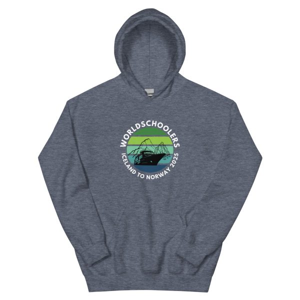 Unisex Hoodie | White Font | Iceland