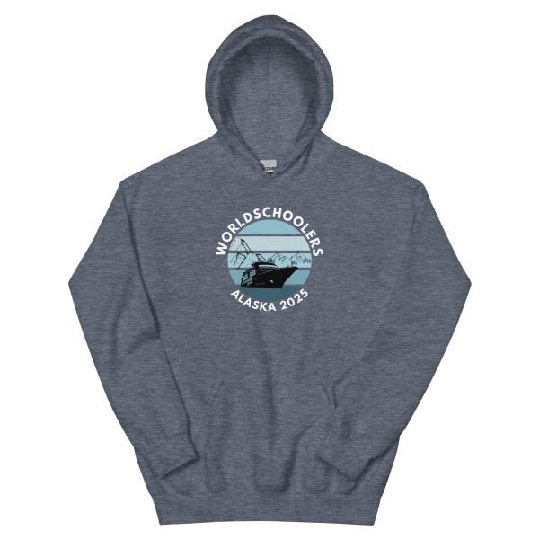 Unisex Hoodie | White Font | Alaska