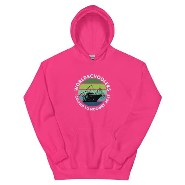 Unisex Hoodie | White Font | Iceland