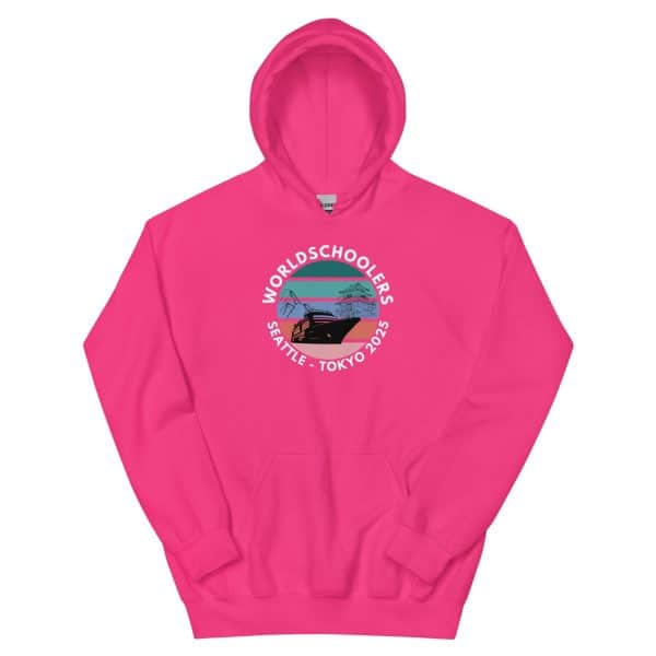 Unisex Hoodie | White font | Seattle-Tokyo