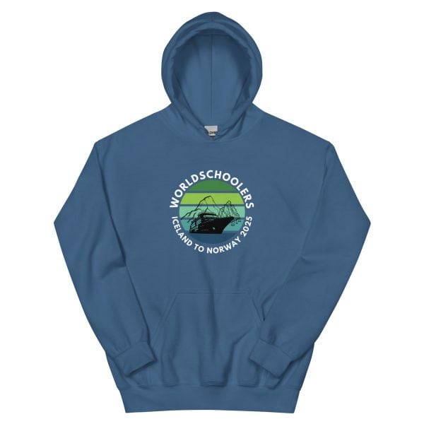 Unisex Hoodie | White Font | Iceland