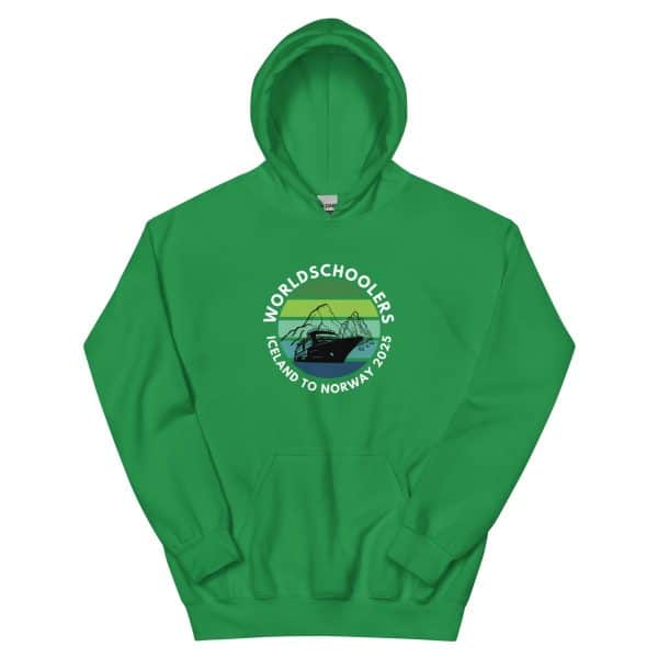 Unisex Hoodie | White Font | Iceland