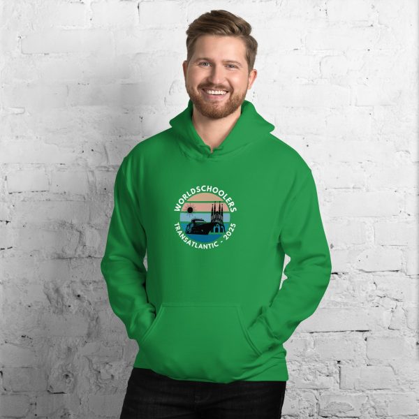 Unisex Hoodie | White Font | Transatlantic 2025