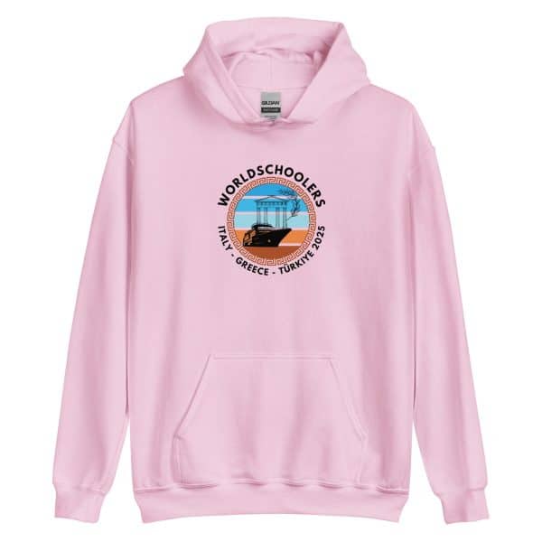 Unisex Hoodie | Black Font | Italy - Greece - Türkiye 2025