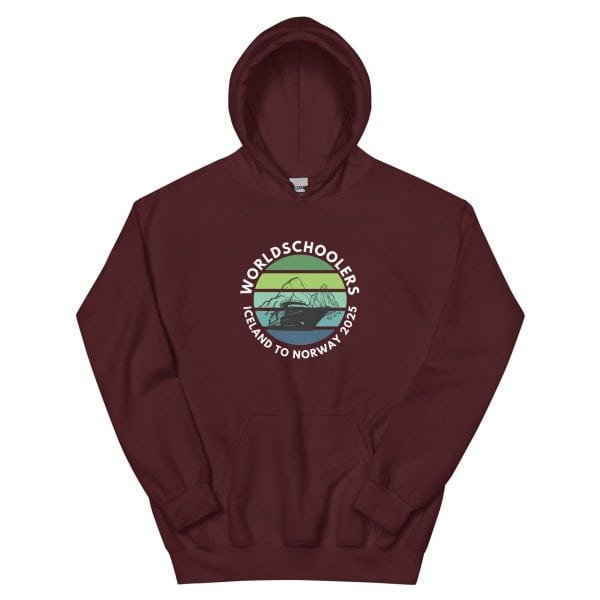 Unisex Hoodie | White Font | Iceland