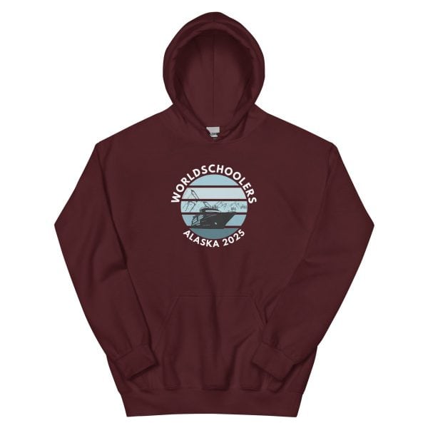 Unisex Hoodie | White Font | Alaska