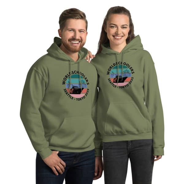 Unisex Hoodie | Black font | Seattle-Tokyo
