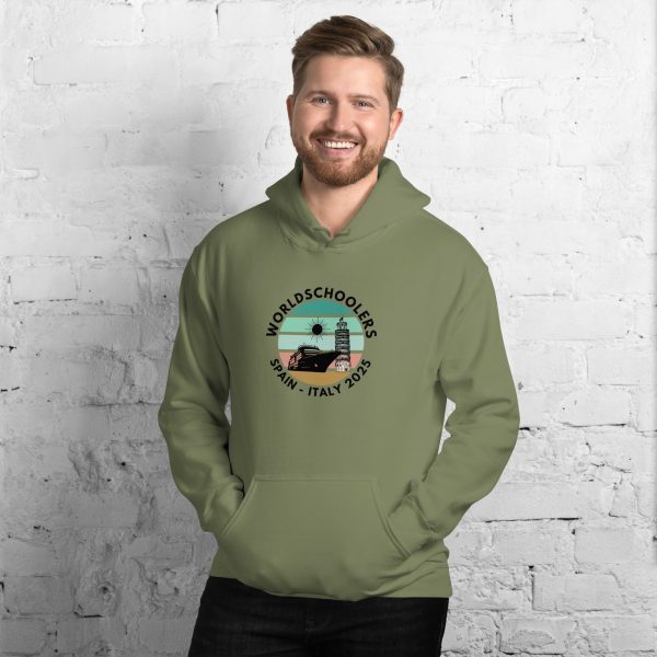 Unisex Hoodie | Black Font | Spain - Italy 2025