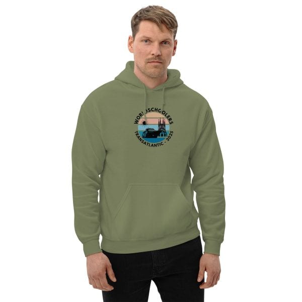 Unisex Hoodie | Black Font | Transatlantic 2025