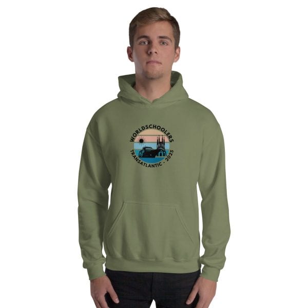 Unisex Hoodie | Black Font | Transatlantic 2025