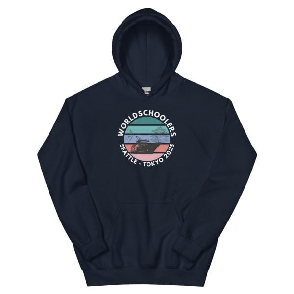 Unisex Hoodie | White font | Seattle-Tokyo