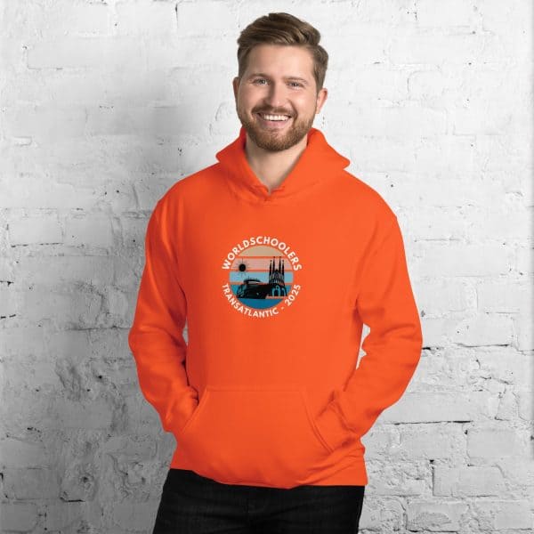 Unisex Hoodie | White Font | Transatlantic 2025