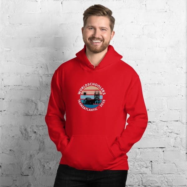 Unisex Hoodie | White Font | Transatlantic 2025