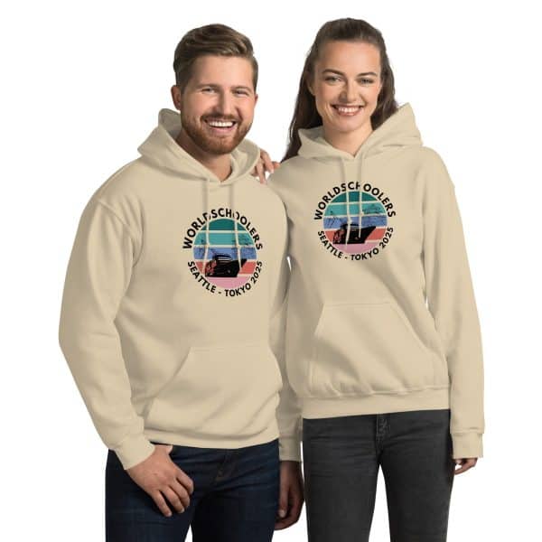 Unisex Hoodie | Black font | Seattle-Tokyo