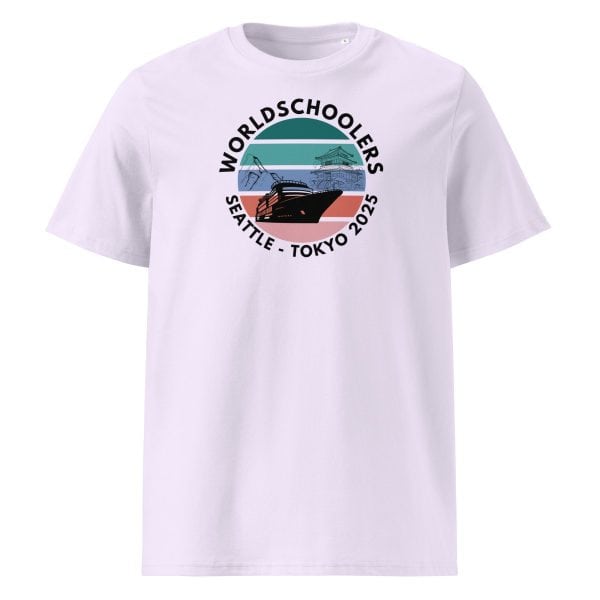Unisex organic ribbed neck t-shirt | Black font | Seattle-Tokyo