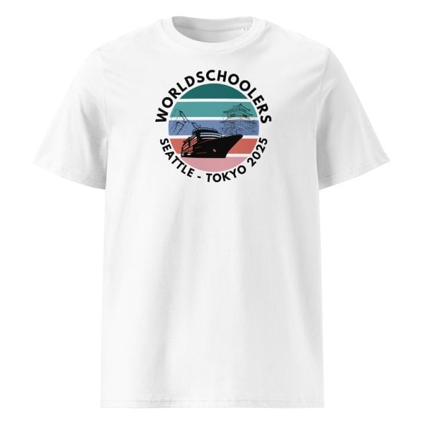Unisex organic ribbed neck t-shirt | Black font | Seattle-Tokyo