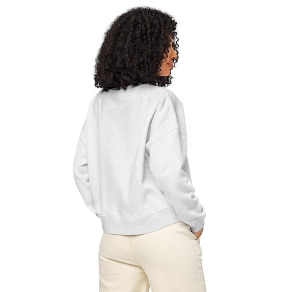 Women’s organic crew neck sweatshirt | Black font | Seattle-Tokyo