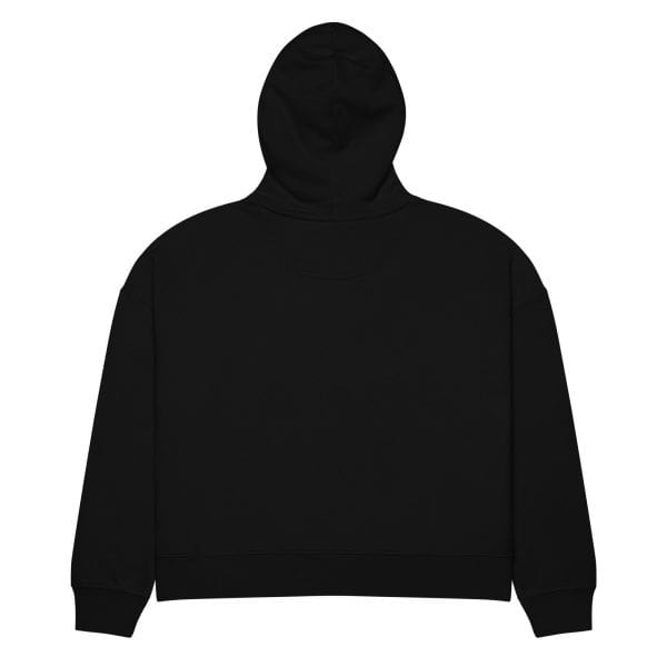 Women’s organic mid-weight hoodie | White Font | Iceland
