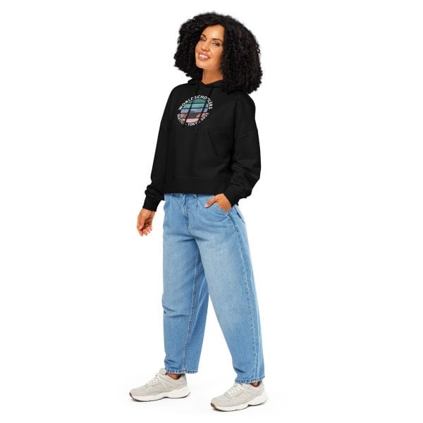 Women’s organic mid-weight hoodie | White font | Seattle-Tokyo