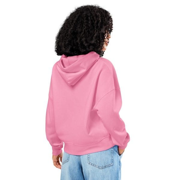 Women’s organic mid-weight hoodie | Black Font | Iceland