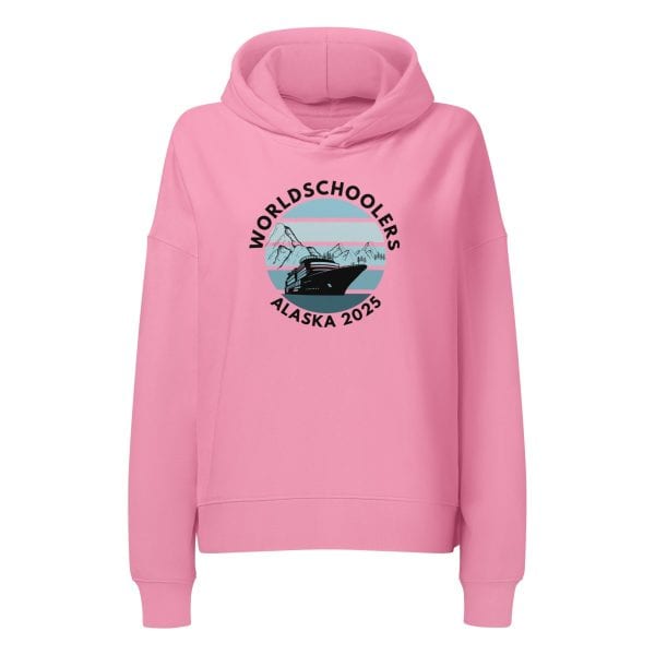 Women’s organic mid-weight hoodie | Black Font | Alaska