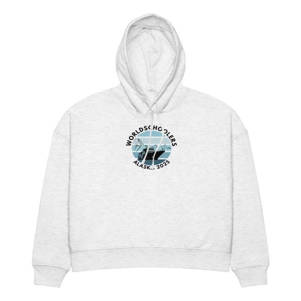 Women’s organic mid-weight hoodie | Black Font | Alaska