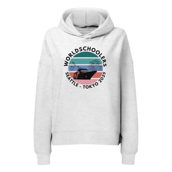 Women’s organic mid-weight hoodie | Black font | Seattle-Tokyo