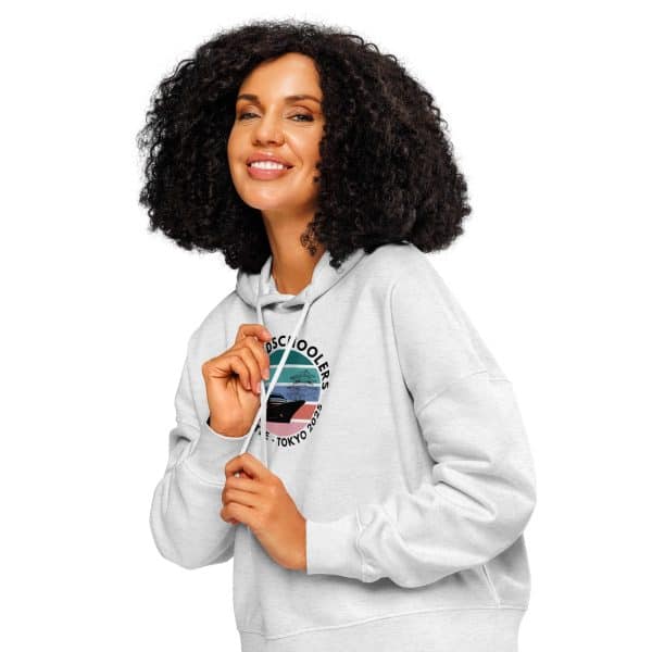 Women’s organic mid-weight hoodie | Black font | Seattle-Tokyo