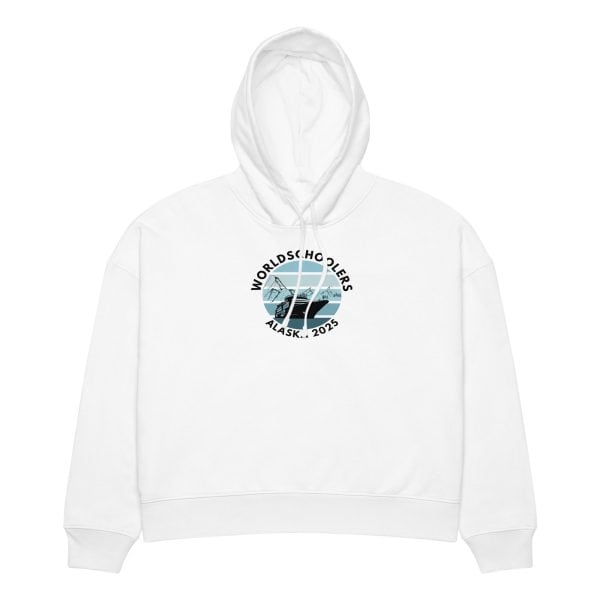 Women’s organic mid-weight hoodie | Black Font | Alaska