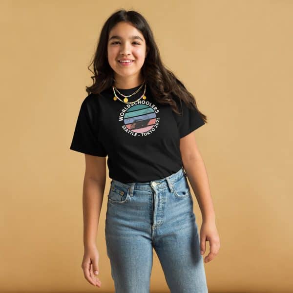 Youth classic tee | White font | Seattle-Tokyo