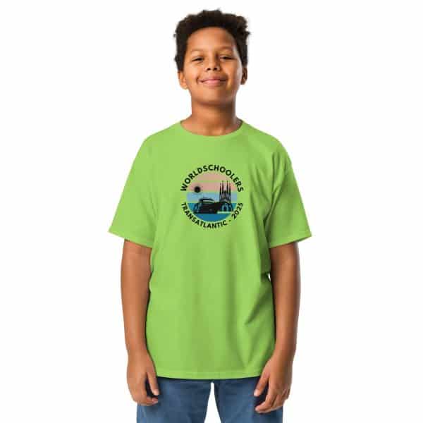 Youth classic tee | Black Font | Transatlantic 2025