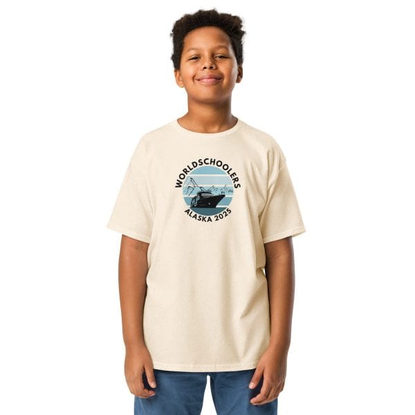 Youth classic tee | Block Font | Alaska