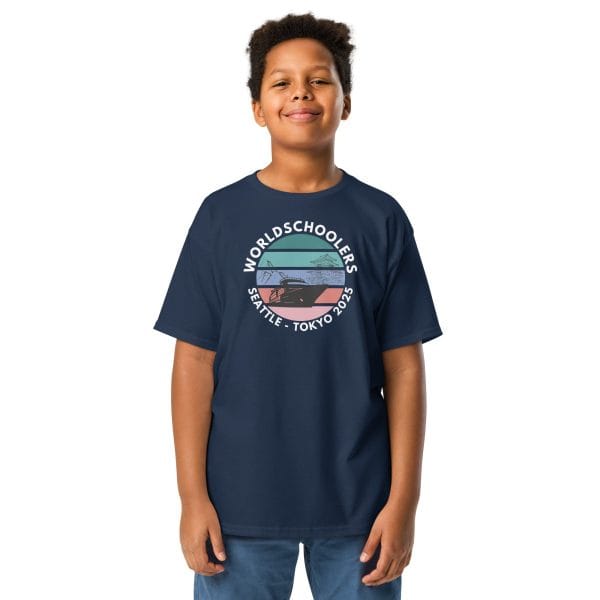 Youth classic tee | White font | Seattle-Tokyo
